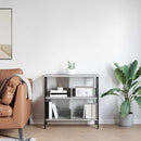 vidaXL Könyvespolc Szürke Sonoma 82 x 32 x 79 cm Faanyag