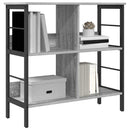 vidaXL Könyvespolc Szürke Sonoma 82 x 32 x 79 cm Faanyag