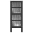 vidaXL Könyvespolc Szürke Sonoma 82 x 32 x 79 cm Faanyag