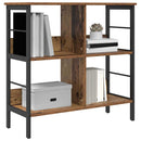 vidaXL Könyvespolc Öreg fa 82 x 32 x 79 cm Faanyag