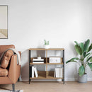 vidaXL Könyvespolc Artisan tölgy 82 x 32 x 79 cm Faanyag