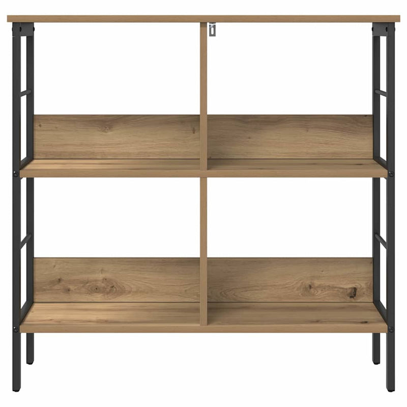 vidaXL Könyvespolc Artisan tölgy 82 x 32 x 79 cm Faanyag