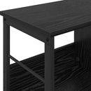 vidaXL Könyvespolc Fekete tölgy 82 x 32 x 47 cm Faanyag