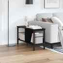 vidaXL Könyvespolc Fekete tölgy 82 x 32 x 47 cm Faanyag