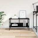 vidaXL Könyvespolc Fekete tölgy 82 x 32 x 47 cm Faanyag