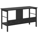 vidaXL Könyvespolc Fekete tölgy 82 x 32 x 47 cm Faanyag