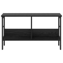 vidaXL Könyvespolc Fekete tölgy 82 x 32 x 47 cm Faanyag