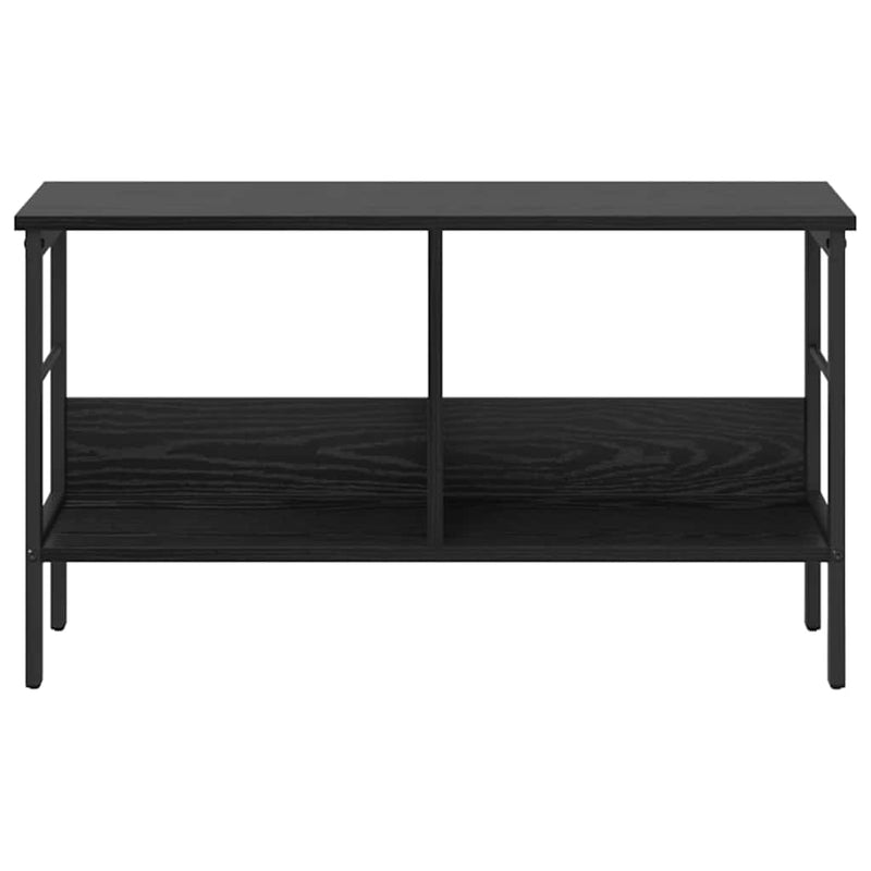 vidaXL Könyvespolc Fekete tölgy 82 x 32 x 47 cm Faanyag