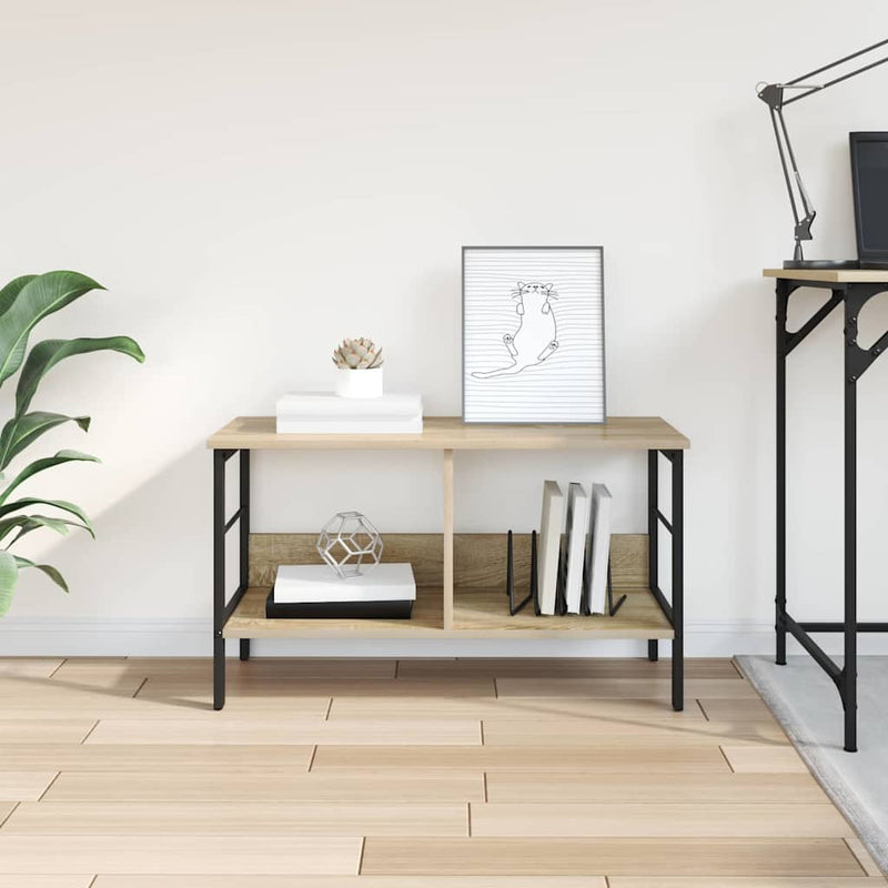 vidaXL Könyvespolc Sonoma tölgy 82 x 32 x 47 cm Faanyag