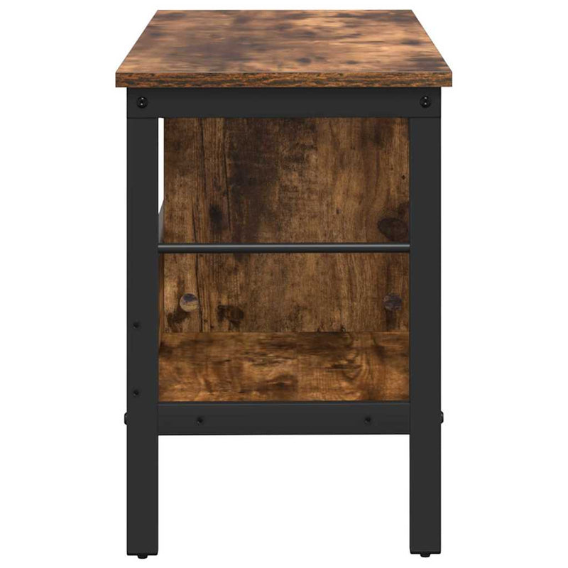 vidaXL Könyvespolc Füstölt tölgy 82 x 32 x 47 cm Faanyag