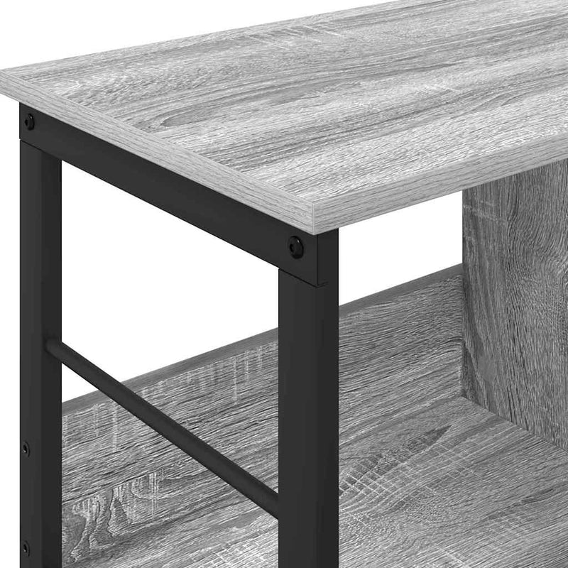 vidaXL Könyvespolc Szürke Sonoma 82 x 32 x 47 cm Faanyag