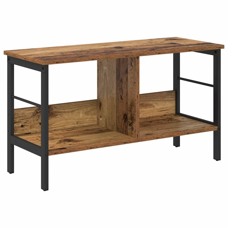 vidaXL Könyvespolc Öreg fa 82 x 32 x 47 cm Faanyag