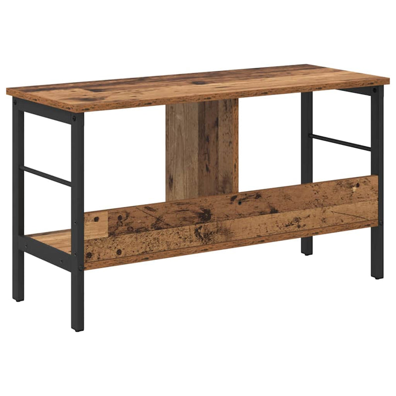 vidaXL Könyvespolc Öreg fa 82 x 32 x 47 cm Faanyag