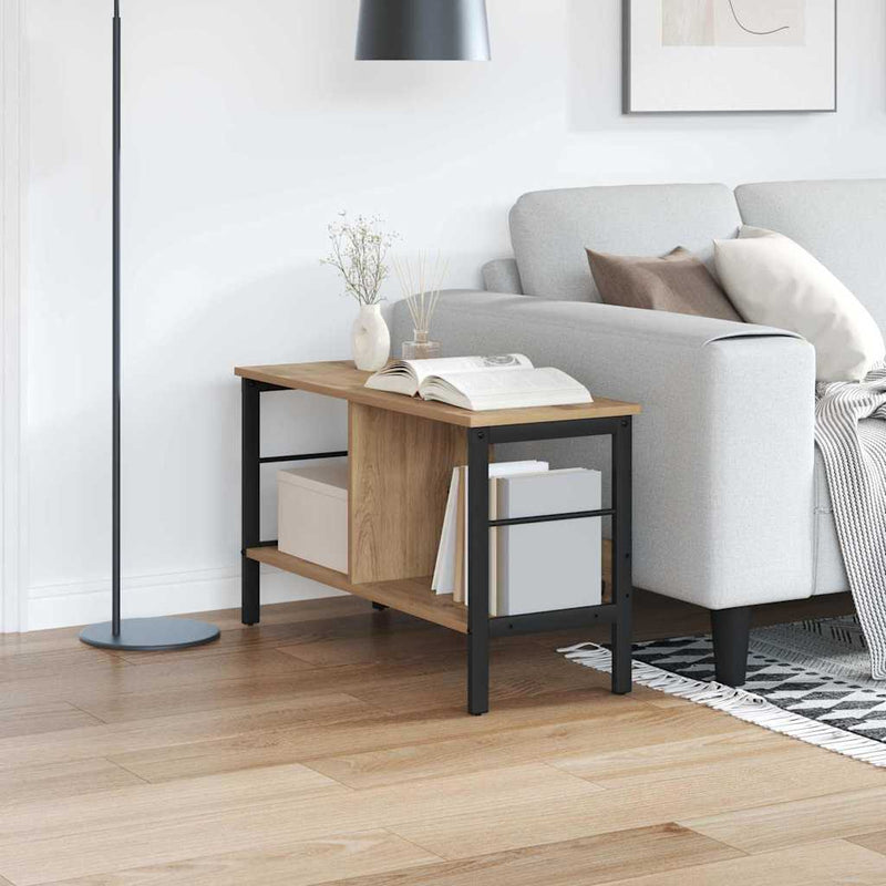 vidaXL Könyvespolc Artisan tölgy 82 x 32 x 47 cm Faanyag