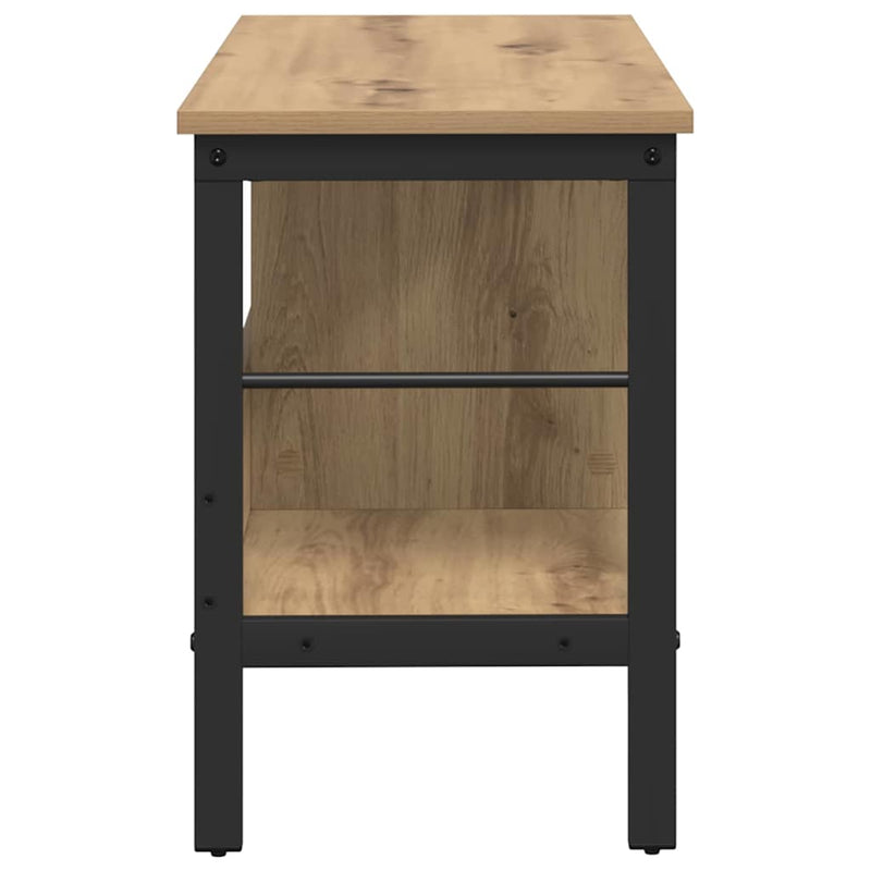 vidaXL Könyvespolc Artisan tölgy 82 x 32 x 47 cm Faanyag