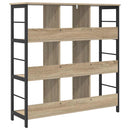 vidaXL Könyvespolc Sonoma tölgy 102 x 32 x 104,5 cm Faanyag