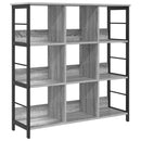 vidaXL Könyvespolc Szürke Sonoma 102 x 32 x 104,5 cm Faanyag