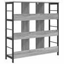 vidaXL Könyvespolc Szürke Sonoma 102 x 32 x 104,5 cm Faanyag