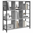 vidaXL Könyvespolc Szürke Sonoma 102 x 32 x 104,5 cm Faanyag