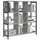 vidaXL Könyvespolc Szürke Sonoma 102 x 32 x 104,5 cm Faanyag