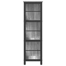 vidaXL Könyvespolc Szürke Sonoma 102 x 32 x 104,5 cm Faanyag