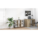 vidaXL Könyvespolc Sonoma tölgy 102 x 32 x 72,5 cm Faanyag