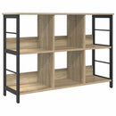 vidaXL Könyvespolc Sonoma tölgy 102 x 32 x 72,5 cm Faanyag