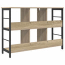 vidaXL Könyvespolc Sonoma tölgy 102 x 32 x 72,5 cm Faanyag