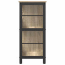 vidaXL Könyvespolc Sonoma tölgy 102 x 32 x 72,5 cm Faanyag