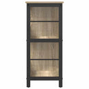 vidaXL Könyvespolc Sonoma tölgy 102 x 32 x 72,5 cm Faanyag