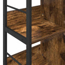 vidaXL Könyvespolc Füstölt tölgy 102 x 32 x 72,5 cm Faanyag