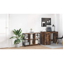 vidaXL Könyvespolc Füstölt tölgy 102 x 32 x 72,5 cm Faanyag