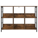 vidaXL Könyvespolc Füstölt tölgy 102 x 32 x 72,5 cm Faanyag