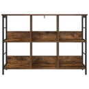 vidaXL Könyvespolc Füstölt tölgy 102 x 32 x 72,5 cm Faanyag