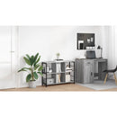 vidaXL Könyvespolc Szürke Sonoma 102 x 32 x 72,5 cm Faanyag