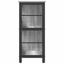 vidaXL Könyvespolc Szürke Sonoma 102 x 32 x 72,5 cm Faanyag