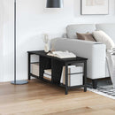 vidaXL Könyvespolc Fekete tölgy 102 x 32 x 40,5 cm Faanyag