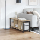 vidaXL Könyvespolc Sonoma tölgy 102 x 32 x 40,5 cm Faanyag