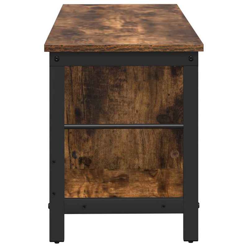 vidaXL Könyvespolc Füstölt tölgy 102 x 32 x 40,5 cm Faanyag