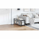 vidaXL Könyvespolc Szürke Sonoma 102 x 32 x 40,5 cm Faanyag