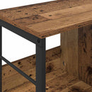 vidaXL Könyvespolc Öreg fa 102 x 32 x 40,5 cm Faanyag