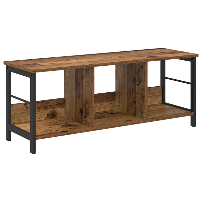 vidaXL Könyvespolc Öreg fa 102 x 32 x 40,5 cm Faanyag