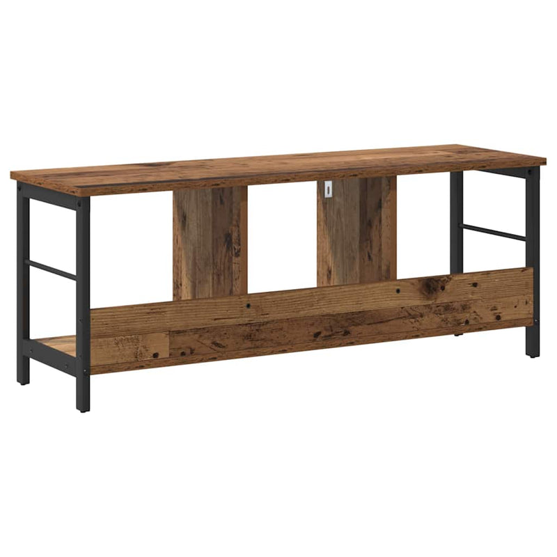 vidaXL Könyvespolc Öreg fa 102 x 32 x 40,5 cm Faanyag