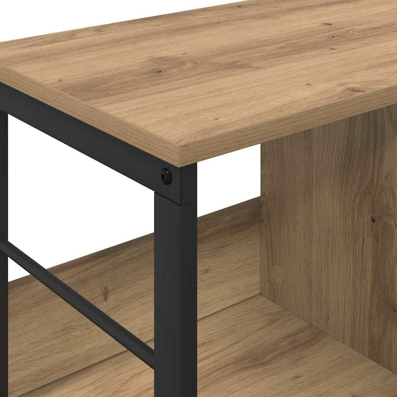 vidaXL Könyvespolc Artisan tölgy 102 x 32 x 40,5 cm Faanyag