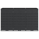 vidaXL Gurulós kuka tároló 3 kukához Antracit 204 x 77,5 x 121,5 cm