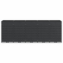 vidaXL Gurulós kuka tároló 5 kukához Antracit 340 x 77,5 x 121,5 cm