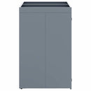 vidaXL Gurulós kuka tároló 2 kukához Világosszürke