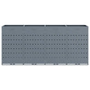 vidaXL Gurulós kuka tároló 4 kukához Világosszürke