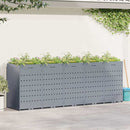 vidaXL Gurulós kuka tároló 5 kukához Világosszürke