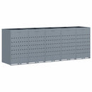 vidaXL Gurulós kuka tároló 5 kukához Világosszürke